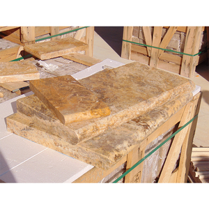 Dalles et carreaux en travertin - Modernes, durables, garantie 5 ans et plus, origine turque, surface polie, couleur beige, pour sols/murs d'hôtels et villas - Product Image 3