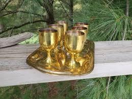 Elegant Handmade Brass <b>Wine</b> <b>Goblet</b> Engraved Chalice Vintage Metal Cup Antique Style Drinking Glass Barware Wedding Decor - Product Image 3
