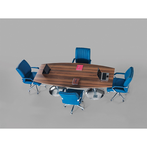 Escritorio de recepción de lujo moderno, muebles de oficina comerciales convertibles, mesa de mostrador frontal con bandas de borde de PVC, directo de fábrica - Product Image 3