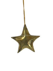 NEW DESIGN METAL STAR DAD DESIGN CHRISTMAS HANGING ORNAMENT ALUMINIUM CHRISTMAS <b>TREE</b> DECORATION HANGING STAR HOME DECOR - Product Image 5