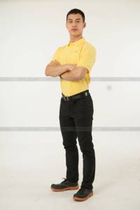 Chemises décontractées pour hommes en polyester/coton tricoté imprimé, anti-rides, de haute qualité, 220g, longueur standard, personnalisables OEM, vente en gros - Product Image 3