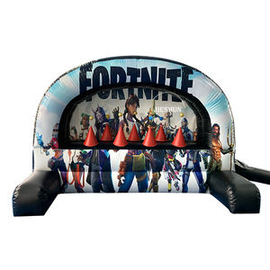 Jeu de tir à l'arc gonflable avec ballon héro noir, personnalisé, d'extérieur, nouvelle collection - Product Image 1