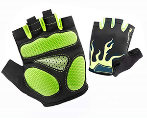 Guantes unisex para ciclismo MTB Bike medio dedo bicicleta Palma Gel silicona dedo menos - Product Image 1
