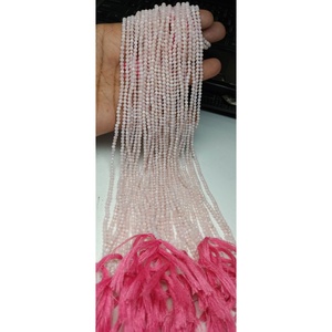 Hebras de cuentas redondas de ópalo Rosa Natural de alta calidad con 12,50 pulgadas de longitud para hacer accesorios de joyería Diy tamaño de 3mm - Product Image 5