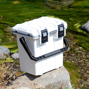 Glacière Refroidisseur 20QT Injection Plastique Camping <span class=keywords><strong>En</strong></span> Plein Air 4WD Portable Glacière <span class=keywords><strong>De</strong></span> Qualité Alimentaire PP Matériel Refroidisseurs - Product Image 3