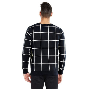 Col rond hommes manches longues pour hommes Streetwear personnalisé coton Sublimation t-shirt à manches longues en coton col rond fitness t-shirt - Product Image 2