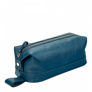 กระเป๋าเครื่องสำอางสำหรับเดินทาง OLED พร้อมโลโก้ที่กำหนดเองกันน้ำหนังแท้สีทึบสไตล์วินเทจออกแบบใหม่ - Product Image 2