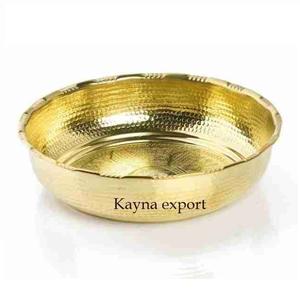 Cuenco de oro decorativo de lujo para servir, artículos de metal dorado para el hogar y el restaurante, cuencos de decoración de Bodas de lujo al por mayor - Product Image 1