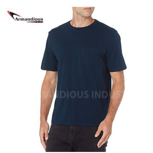 Camiseta de gimnasio ajustada para hombre con manga corta de algodón/poliéster tejido de punto camiseta de entrenamiento informal para culturismo y Fitness - Product Image 4