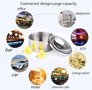 Cendrier en acier, multi-usage, qualité supérieure, nouveau design, internationale, meilleur prix - Product Image 4