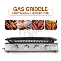 Four et Grill à Gaz Portable SP-10 Sans Fumée pour Fabricants Chinois – Barbecue Plancha en Fonte Revêtue pour Friture de Snacks en Extérieur