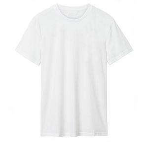 100% COTTON WHITE CUSTOM PRINTED T-SHIRT SHIRTS for MEN MENS <b>TSHIRTS</b> BLANK WHOLESALE T SHIRT <b>TSHIRT</b> PRINTING PLAIN T-SHIRTS - Product Image 3