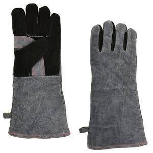 Top Vente En Cuir De Vachette Vert Palmier Vachette En Cuir Gants De Soudure Avec Peau De Vache En Cuir Fendu 12 pouces Gants de Soudeur - Product Image 3