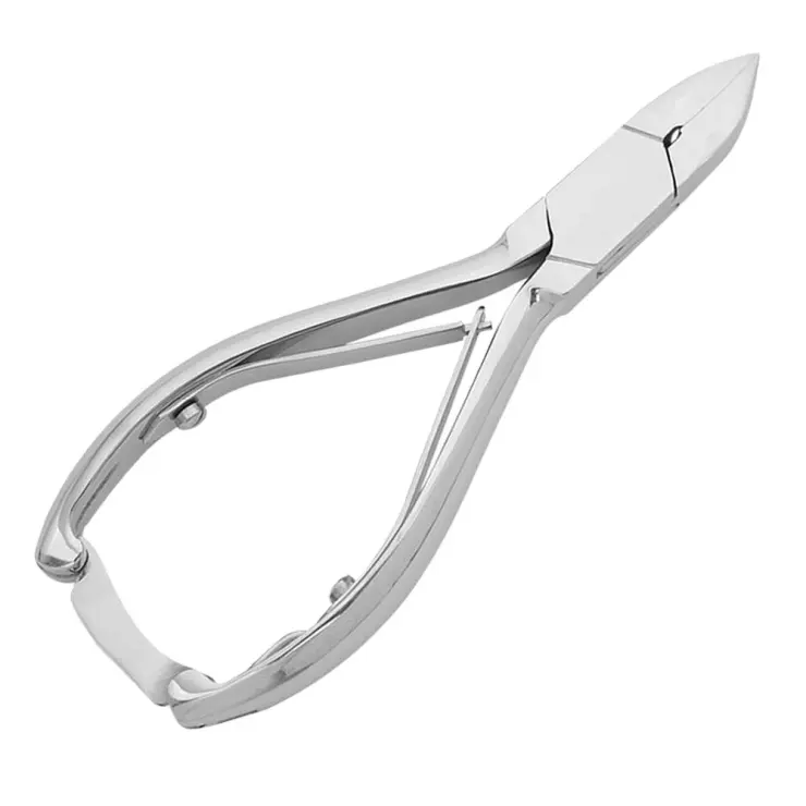 Nieuwe Back Lock Roestvrij Staal Scherp Mes Nail Cutter Met Dubbele Veer Professionele Ingegroeide Nagel Cutter Met Recht Snijden