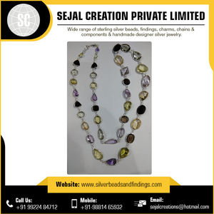 Collier d'anniversaire unique en argent sterling 925 Bijoux en or pour fiançailles de mariage ou cadeau fourni par le fabricant - Product Image 6