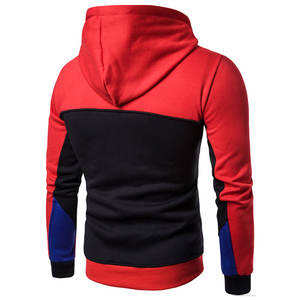 Bangladesh usine directe 100% coton hommes à capuche mode décontracté Sport Style avant fermeture éclair imperméable col rond doublé grande taille - Product Image 2