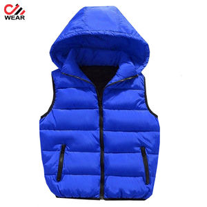 Gilet d'aviateur imperméable pour femmes, tenue d'hiver sans manches, Logo personnalisé imprimé - Product Image 4