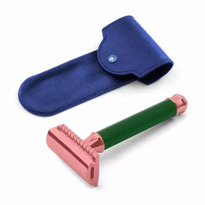 มีดโกนนิรภัย DE SAFETY SHAVING RAZOR แบบสองคม ใบมีดโกนแบบดั้งเดิม มีดโกนสำหรับช่างตัดผม ด้ามจับยาว สำหรับโกน/จัดแต่งทรงเครา - Product Image 3