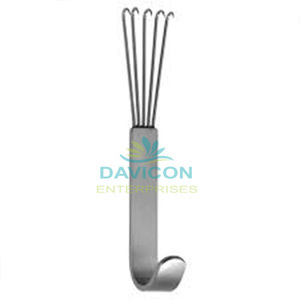เครื่องมือถ่างจมูกแบบแอนเดอร์สัน แบร์ คลอว์ ทำจากเหล็กกล้าไร้สนิมสำหรับผ่าตัด |   เครื่องมือผ่าตัดพลาสติกคลาส I ที่ผ่านการฆ่าเชื้อได้ ได้รับการรับรองมาตรฐาน CE - Product Image 1