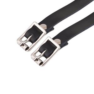 Cuero negro Super suave estribo inglés - Product Image 4