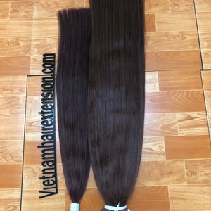 Extensions de cheveux humains vierges Remy en vrac, couleur tendance, lisses et ondulées, origine Vietnam - Product Image 1