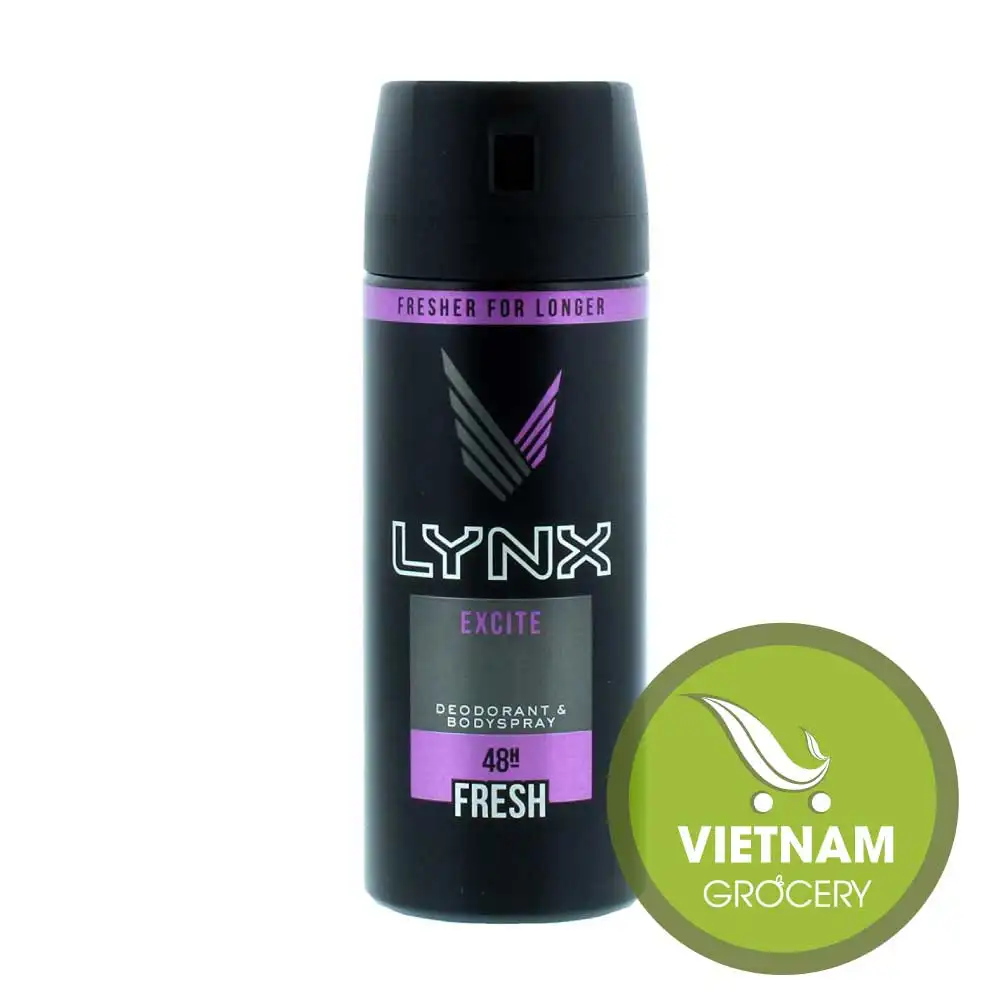 Lynx Excite Aerosol Deodorante Spray Per il Corpo 150 Ml