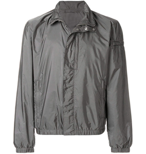 Chaqueta Bomber Ligera de Lona para Hombre, Transpirable, Resistente al Agua, con Cremallera y Capucha, Cuello Alto, Ideal para Verano y Días Ventosos - Product Image 2