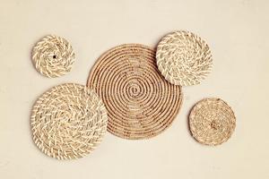 Décoration murale élégante en rotin, meubles de maison, offre spéciale - Product Image 2