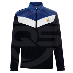 Automne hiver Colorblock cordon fermeture veste séchage rapide léger écologique hommes 100% Polyester haute qualité piste - Product Image 4