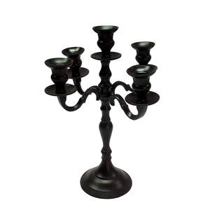 Portavelas de boda de metal Decoración elegante Portavelas de boda - Product Image 2