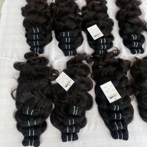 ผู้จำหน่ายผมเวอร์จินเวียดนามแบบขายส่ง ผมบราซิลแบบดิบที่จัดเรียงเกล็ดผมอย่างดี ผู้จำหน่ายต่อผมมนุษย์แบบดิบจากขนมิงค์ - Product Image 3