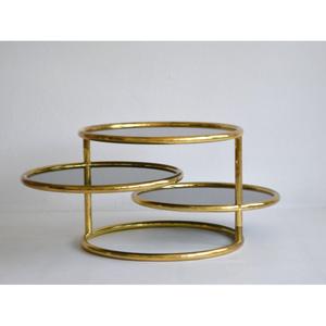 Soporte redondo moderno de lujo para pasteles con cúpula de cristal Elegante exhibición de postres para bodas y fiestas - Product Image 3