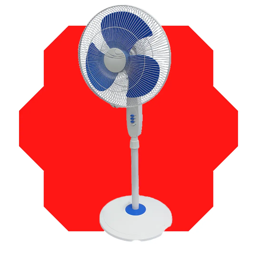 Direct Manufacturer 16" Stand Fan Pure Copper Motor Modern Energy Efficient Pedestal Fan Standing Cooling Fan For Sale