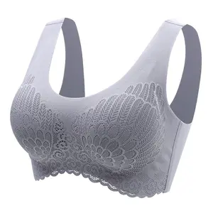 Wholesale white cotton bra For Supportive Underwear 