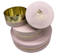 Boîtes rondes en carton pour fleurs, 12 pièces, grandes boîtes pour bonbons/chocolat/fleurs, coffrets cadeaux