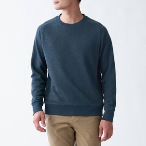 Sudadera hecha a medida de Color chocolate, sudadera de lana gruesa de felpa francesa para hombre, Sudadera de cuello redondo de manga larga Regular - Product Image 2