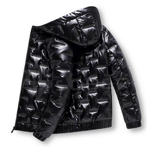 Men's Heated Winter Puffer <b>Jacket</b> with Stand Collar Outdoor Warm Clothing for Winter Sports and Activities - Product Image 2