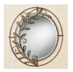 Customized Glam Large Big Metal Wire Full Decor <b>Hanging</b> Wall <b>Mirror</b> for Bedroom Bathroom Wedding Parties Reflector - Product Image 4