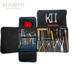 Laiaomi — Kit de Tuning pour <span class=keywords><strong>Piano</strong></span>, ensemble d'outils professionnels portables, pour Tuning, poignée en bois, clé de réglage fixe, avec sac, cadeaux - Product Image 1