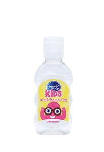 Gel desinfectante de manos para niños de etiqueta privada, 50ml, hecho de pavo, sin alcohol, sabor a fresa, accesorio para el cuidado de la salud, Material plástico - Product Image 2