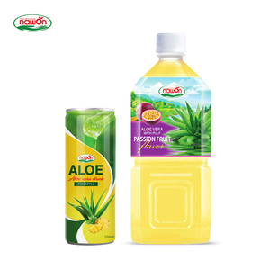 Boissons d'aloe Vera en boîte, 250ml, de haute qualité, au jus d'ananas, vente en gros, prix le Vietnam - Product Image 1