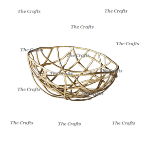 Aluminium Gold Color Food Serving <b>Bowl</b> With Highest Quality Round Shape Dessert <b>Snacks</b> Serving Decorative <b>Bowl</b> - Product Image 4