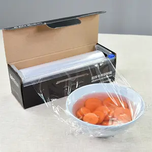 Plastik tutmak taze sarılmak Film gıda sınıfı PVC gıda streç Film gıda ambalajı için