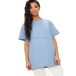 T-shirt unisexe surdimensionné à manches courtes en coton 100 %, imprimé, personnalisé, pour femme, idéal pour la gym, prix abordable, nouvelle collection printemps - Product Image 3