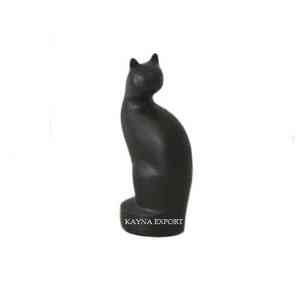 Beautiful European Style Metal <b>Cat</b> <b>Urn</b> Statue with Biodegradable Feature 45 Cubic Inch Capacity for Pet Funeral Use-Kayna Export - Product Image 3