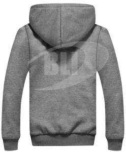 Sudaderas con cremallera personalizada de alta calidad, suéter de manga larga con bolsillo cruzado y cremallera, forro polar - Product Image 3