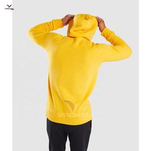 Pull-over à capuche personnalisé grande taille en gros, antirétrécissement, antirides, tricot en polaire de polyester, imprimé uni, brodé - Product Image 2