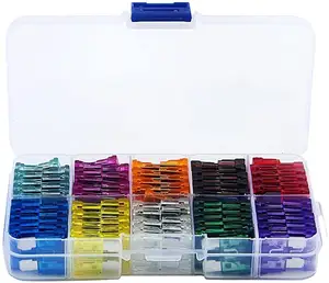 Set Of 100 Standard Blade Auto Car Assorted Fuse Assortment Kits Sets 2A-35A