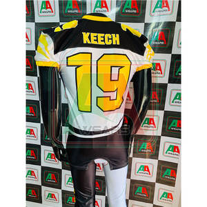 2026 personalizado fútbol americano Jersey práctica pantalones conjuntos último diseño sublimación jóvenes desgaste uniformes de talla grande venta para hombres - Product Image 4