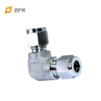 Raccords de tuyauterie en acier inoxydable DFK 316, coude union, zingué, pour applications hydrauliques, certifié ISO9001, usiné CNC, OEM/ODM